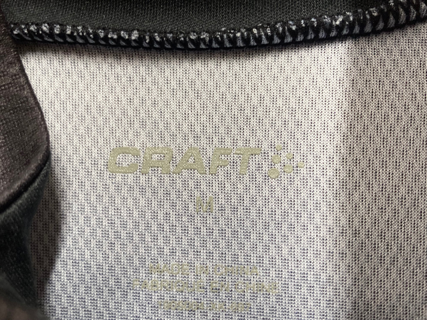 IO638 クラフト CRAFT 半袖 サイクルジャージ 黒 M