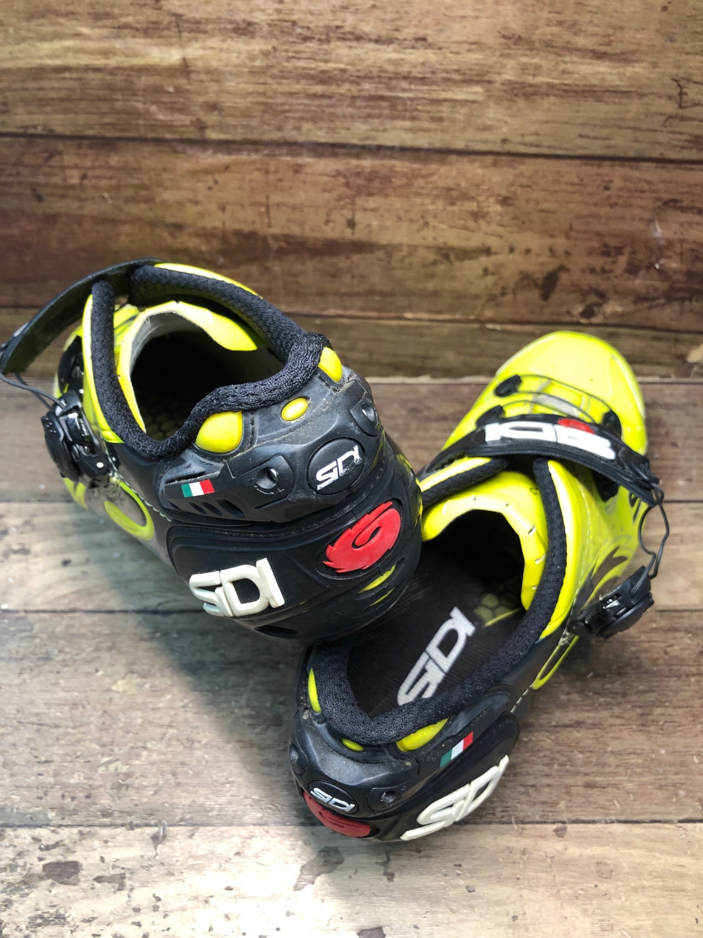 IN440 シディ SIDI WIRE CARBON VERNICE ビンディングシューズ EU42 黄色