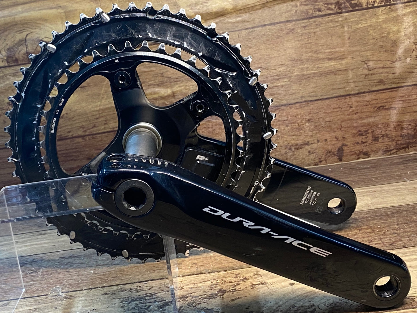 HA811 シマノ SHIMANO DURA-ACE FC-R9100 クランクセット SGX-CA500 モニター付き パイオニア 両側計測 172.5mm 11S 52-39T ※スレ有り、動作確認済み