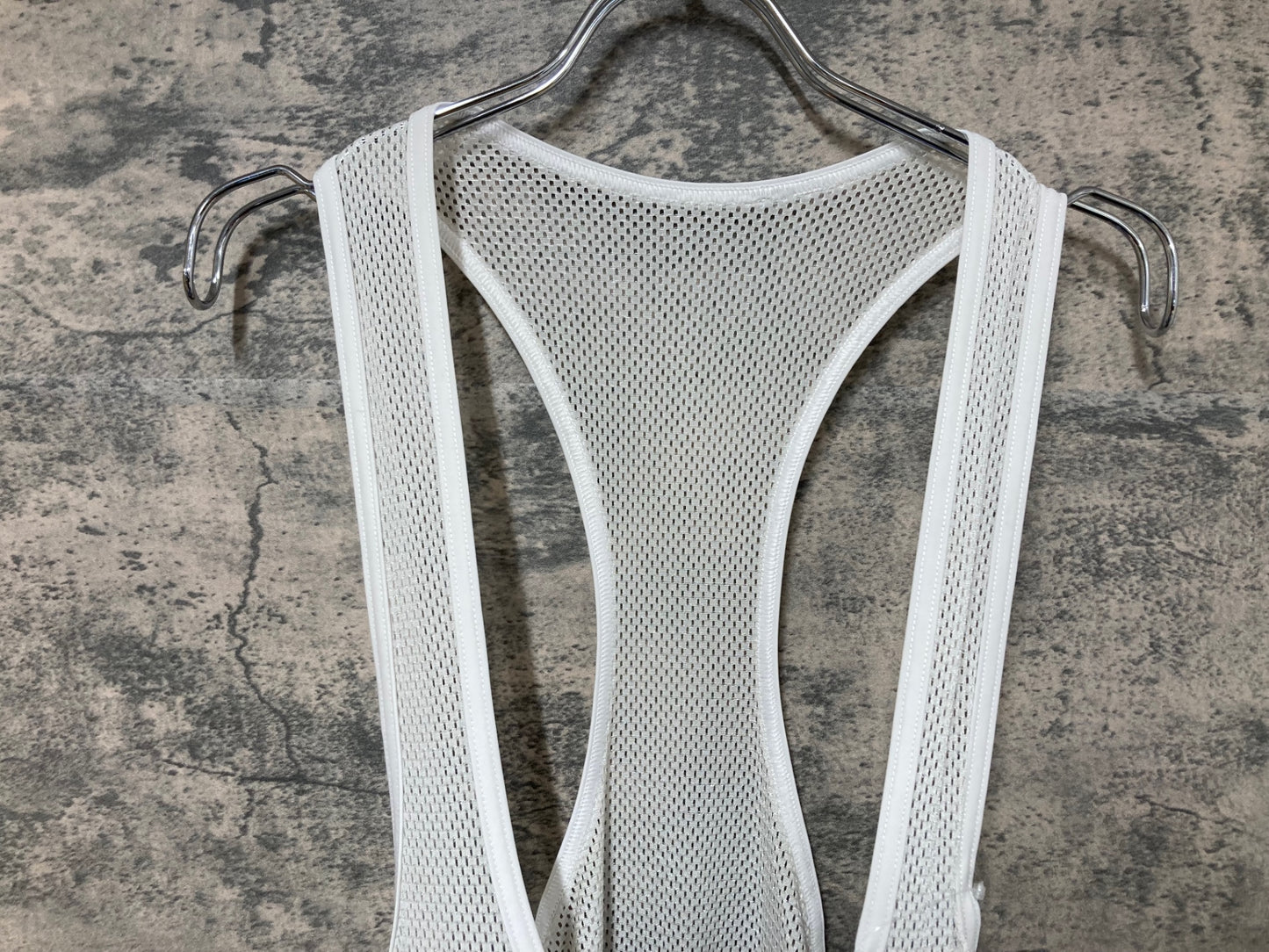 IY624 パンダーニ Pandani ビブショーツ 黒 白 L ※マーカー痕あり