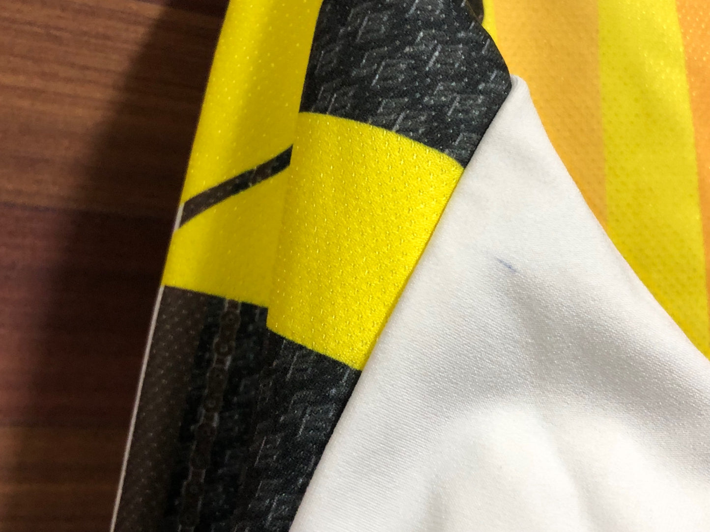 IL579 サンボルト SUNVOLT 長袖 サイクルジャケット 黄 白 レディース M 裏起毛 かわうその自転車屋さん 痛ジャージ