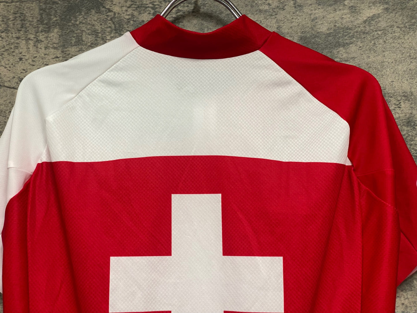 JB908 アソス ASSOS LTD EDITION TOKYO 2020 SWISS 半袖 サイクルジャージ 赤 白 M