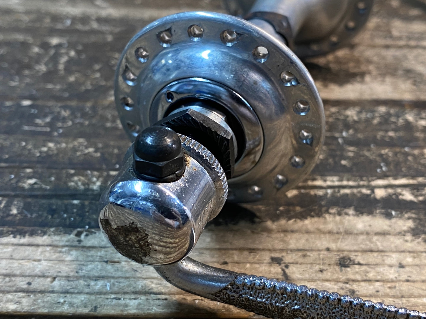 IX144 カンパニョーロ Campagnolo レコード RECORD ハブセット OLD100x126mm F36H/R32H BSAネジ