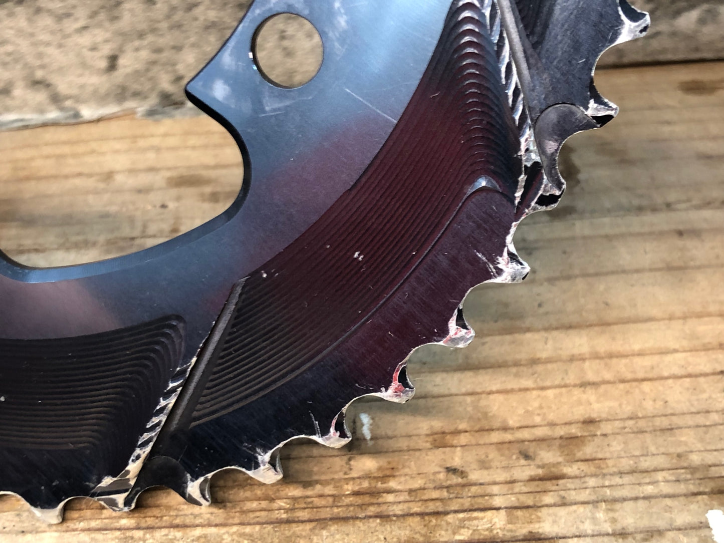 IQ465 アブソリュートブラック ABSOLUTE BLACK OVAL アウターチェーンリング 50T