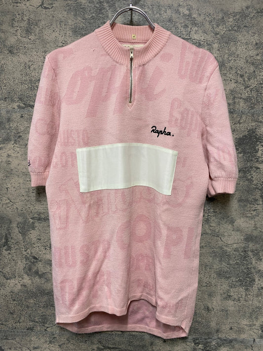 JC583 ラファ Rapha COPPI ROSA MERINO JERSEY 半袖 サイクルジャージ ピンク M
