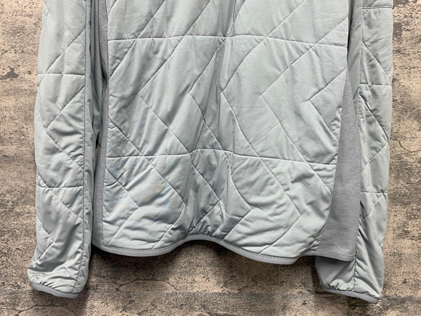 IW772 ラファ Rapha INSULATED SWEATSHIRT 長袖 サイクルウェア グレー M ハーフジップ