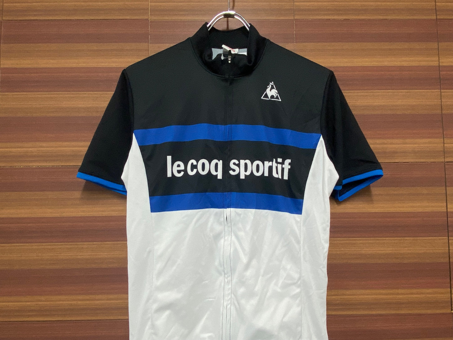 IH482 ルコックスポルティフ Le Coq Sportif 半袖 サイクルウェア M 白 黒