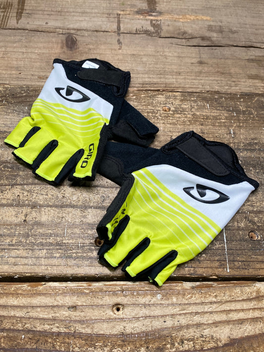 IS733 ジロ GIRO 指切り グローブ 黒 黄 L