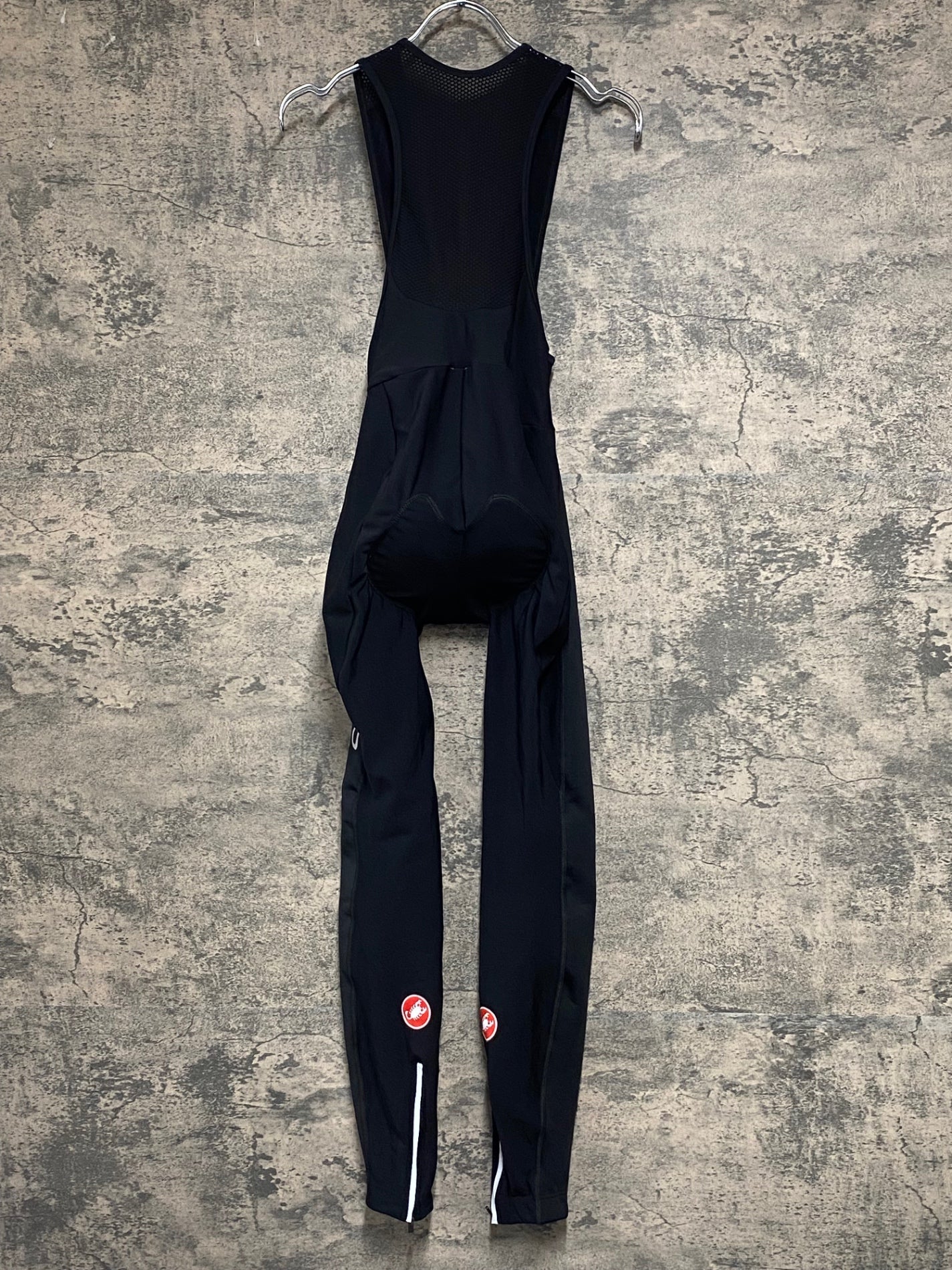 IZ057 カステリ CASTELLI ビブタイツ 黒 L 裏起毛