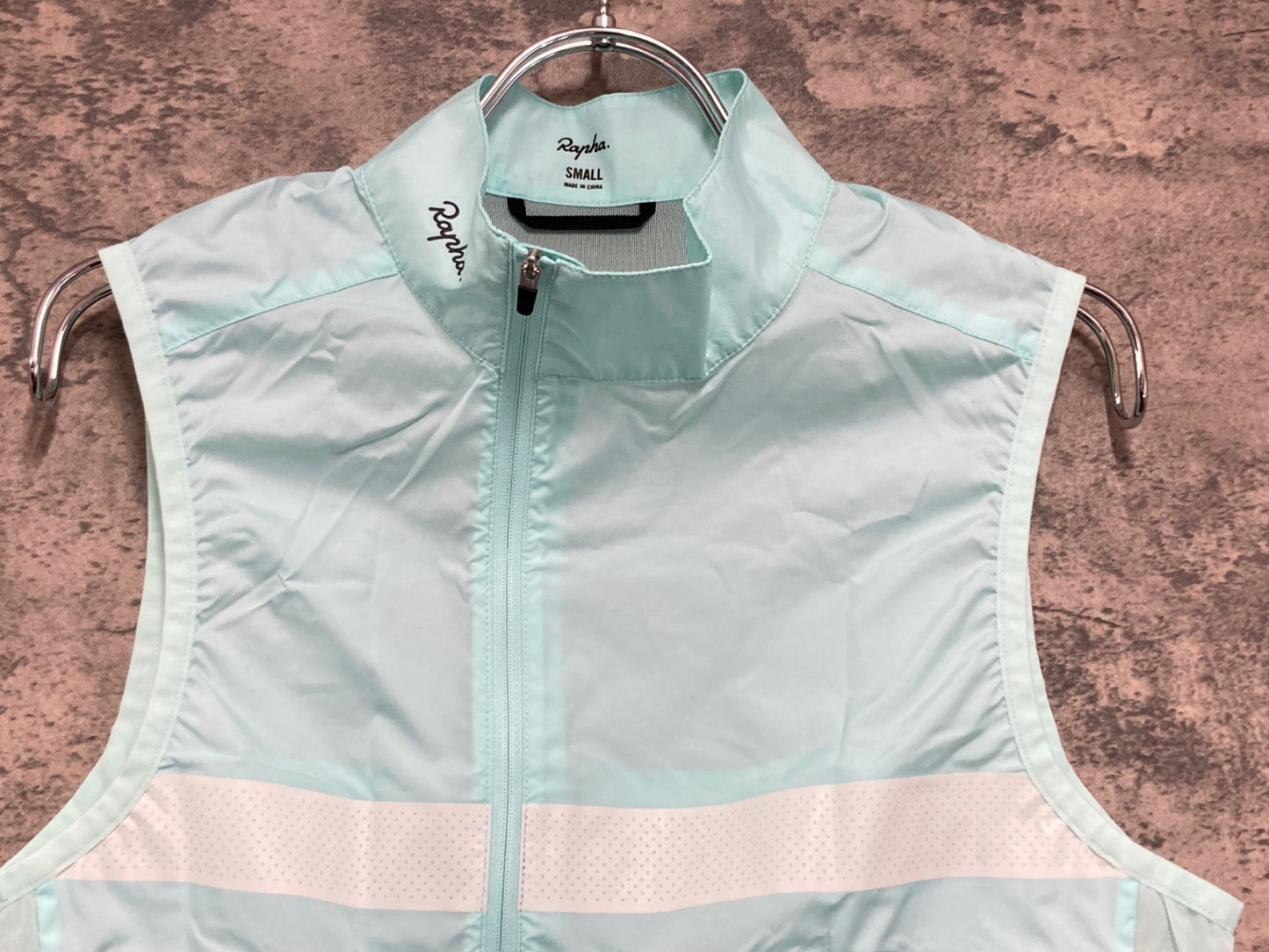 IY111 ラファ Rapha Brevet ジレ サイクルベスト S ミントグリーン