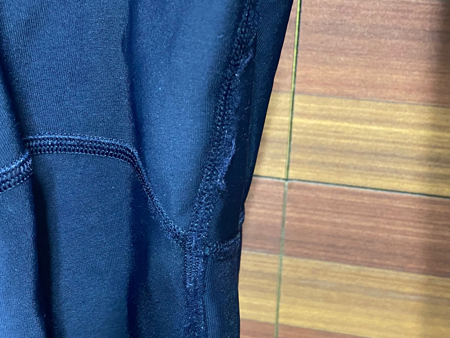 IN859 ラファ Rapha BREVET WINTER TIGHTS WITH PAD ビブタイツ 紺 M 裏起毛 ※擦れ