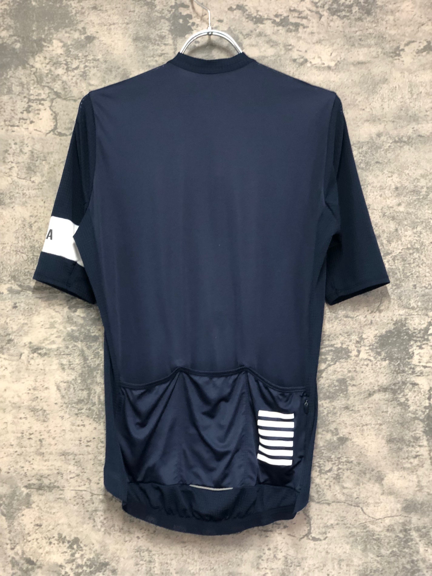 IX314 ラファ Rapha PRO TEAM FLYWEIGHT JERSEY 半袖 サイクルジャージ 紺 M