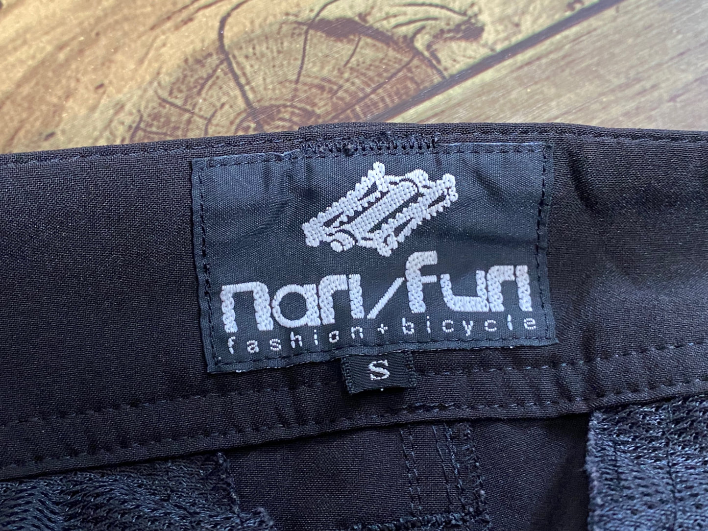 JB774 ナリフリ narifuri バイシクルパンツ 黒 S