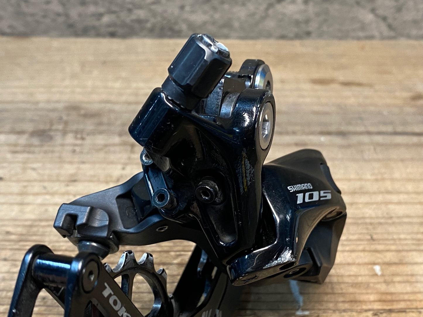 IY913 シマノ SHIMANO 105 RD-R7000 リアディレイラー 11S TOKEN Shuriken付属 19/12T