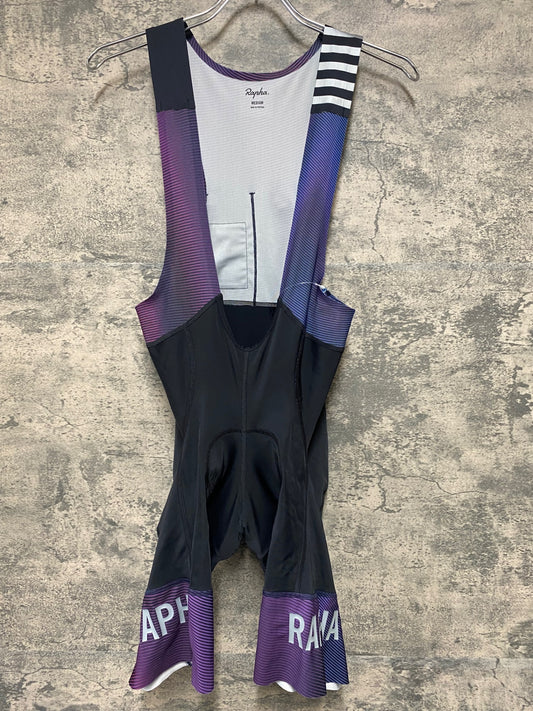 JC590 ラファ Rapha PRINT PACK PRO TEAM BIB SHORTS ビブショーツ 黒 M