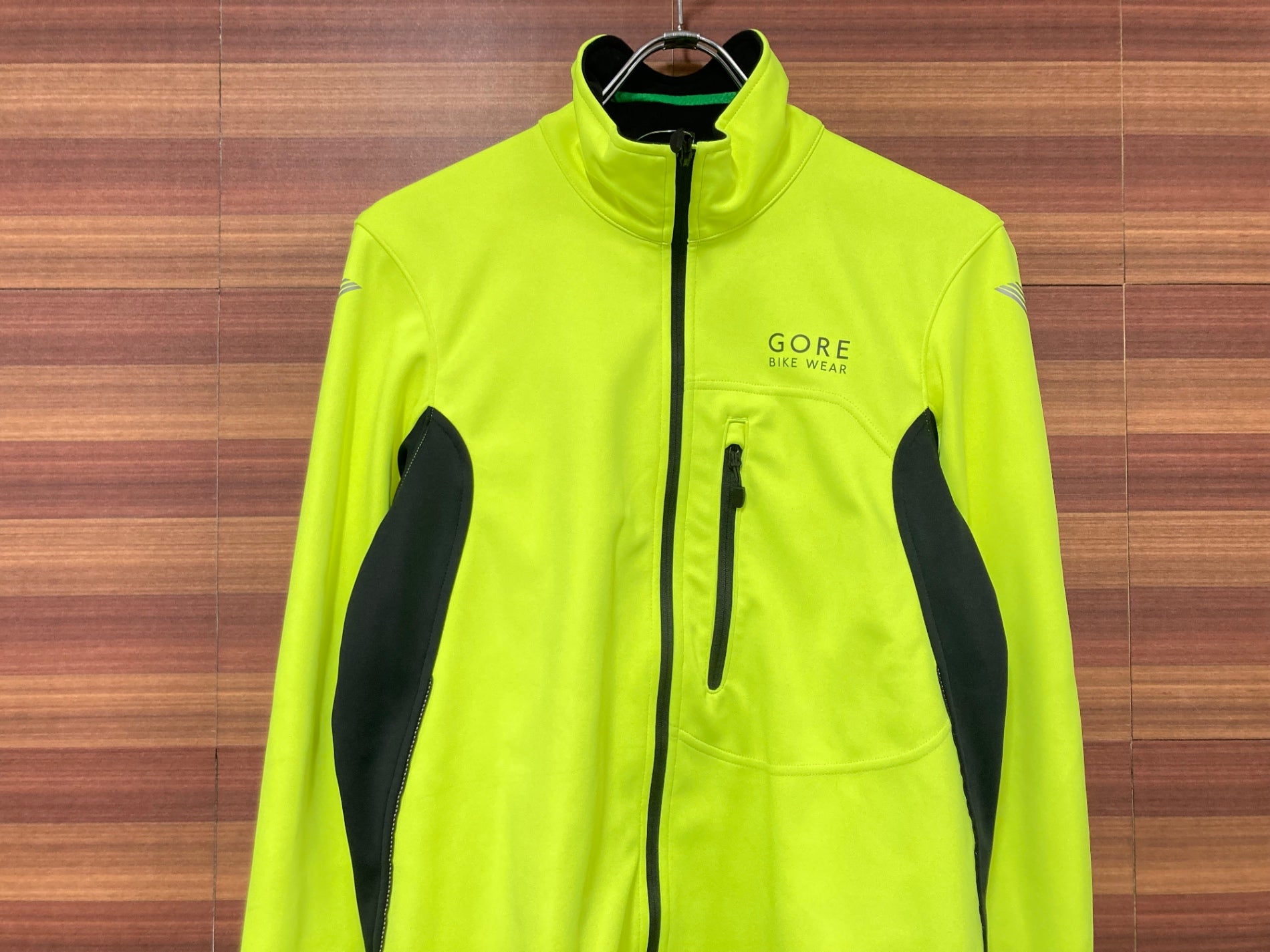 HS527 ゴアバイクウェア GORE BIKE WEAR 長袖 サイクルジャケット 蛍光黄 M 裏起毛 – BICI AMORE EQ STORE