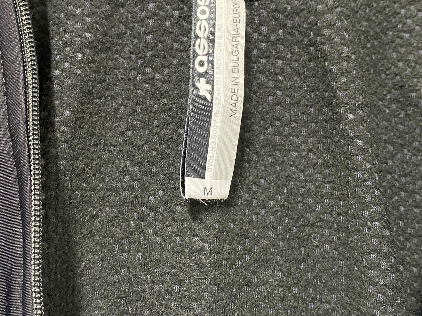 IW476 アソス Assos EVO7 RXQ 607 長袖 サイクルジャージ 黒 M 裏起毛 ※脇下ゴム切れ