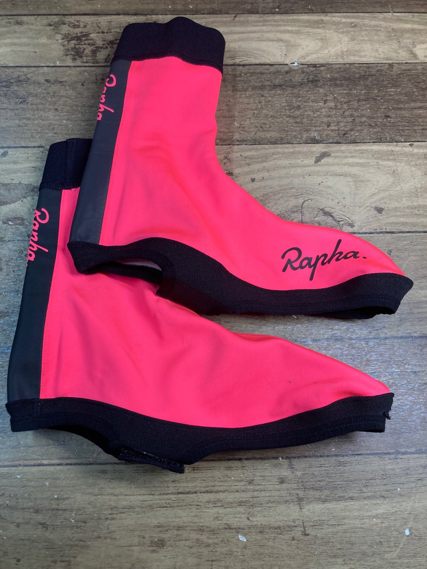 HU151 ラファ Rapha WINTER OVERSHOES ピンク L ※汚れ