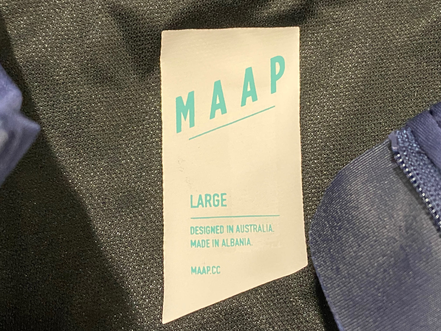 IM865 マープ MAAP 防風 サイクルベスト ジレ L 紺