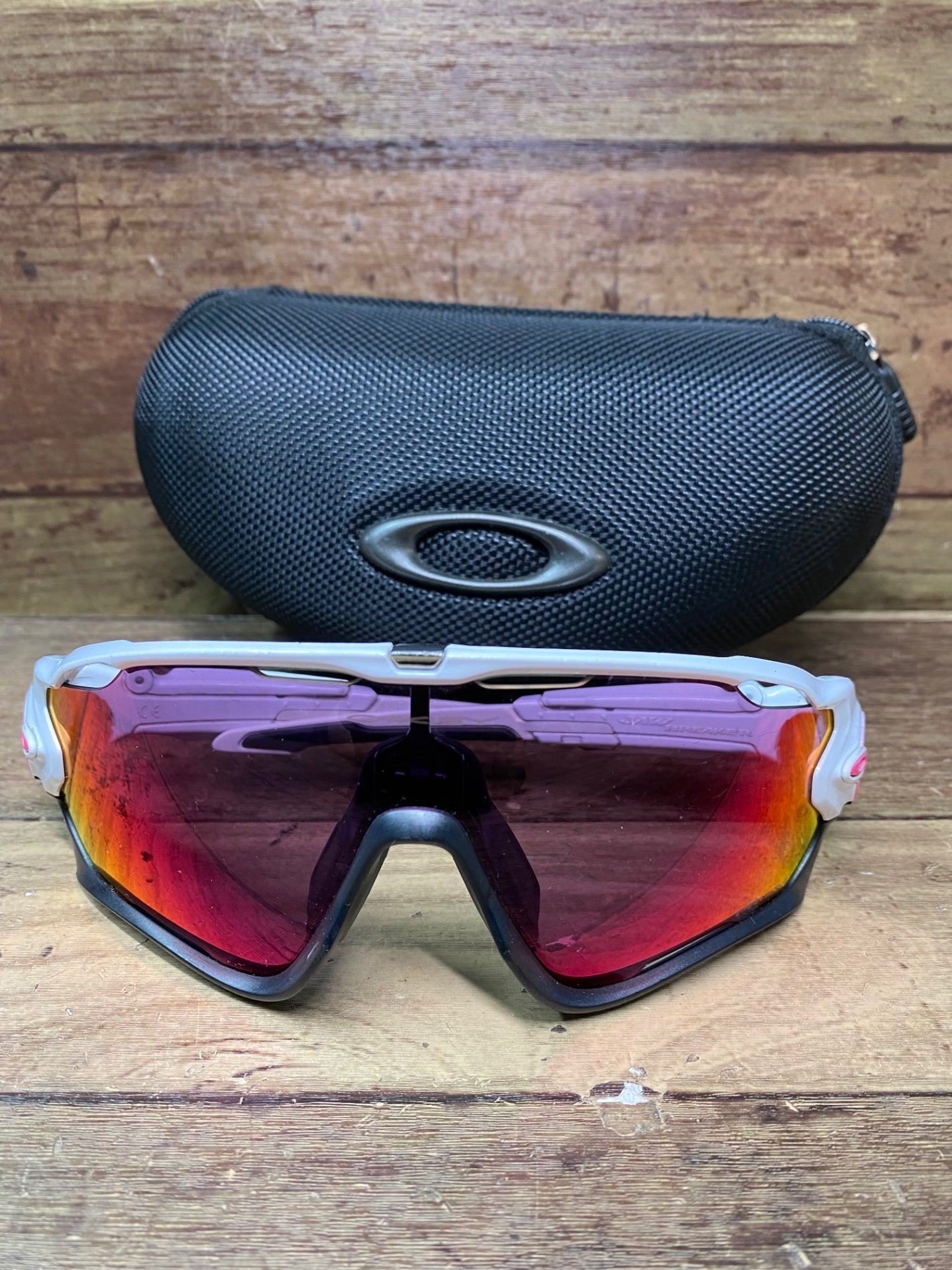 II378 オークリー OAKLEY JAW BRAEKER アイウェア サングラス 白