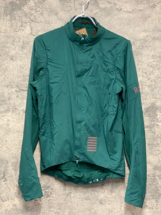 IV513 ラファ Rapha PRO TEAM INSULATED JACKET 長袖 サイクルジャケット 深緑 S 裏起毛 ※腕破れあり