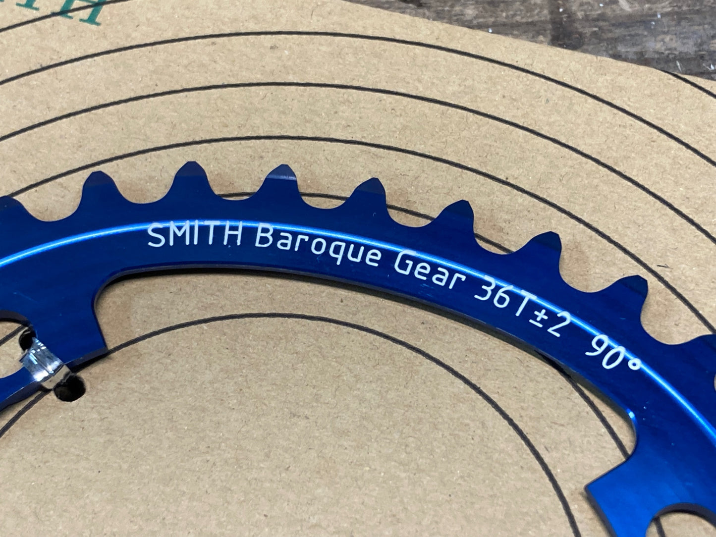 IR240 スミス SMITH Baroque Gear 楕円 インナー チェーンリング 36T Blue