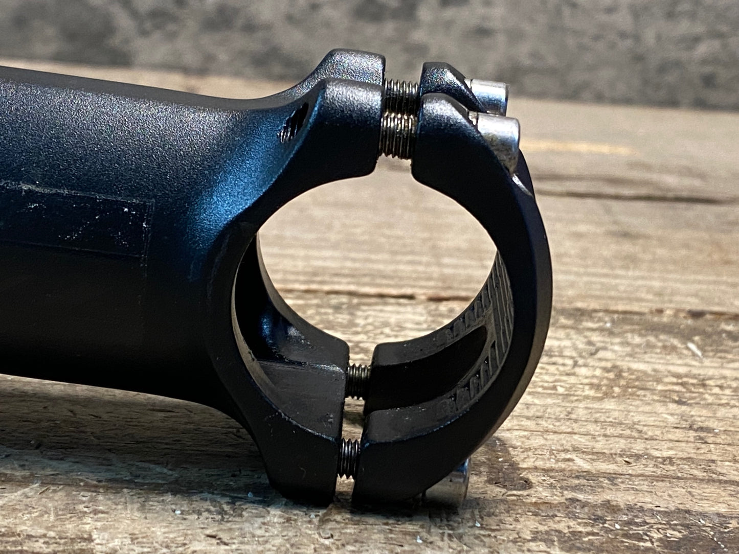 IY055 TNi BLACK17 アルミ ステム 110mm Φ31.8 OS 17° ※ボルト錆