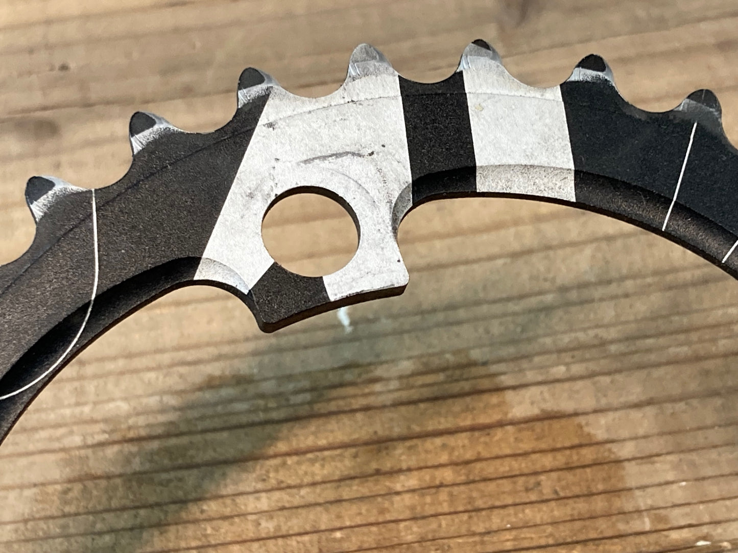 IO313 リデア RIDEA POWER RING 楕円チェーンリング 50/35T 11S 5アーム BCD110mm