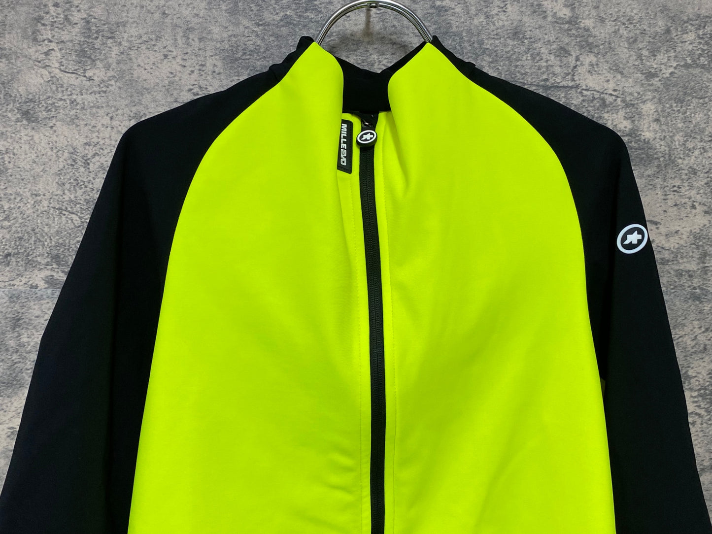 JA384 アソス assos MILLE GT Winter Jacket EVO 長袖 サイクルジャケット 黒黄緑 L 裏起毛