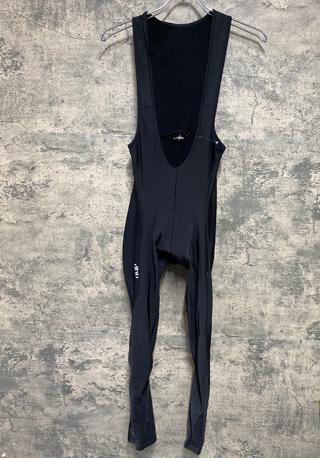 JB589 dhb ビブタイツ 黒 XS 裏起毛