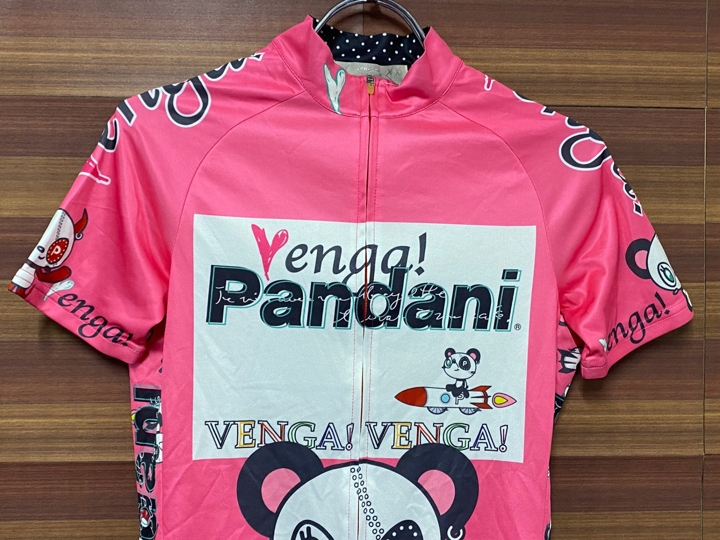 IT127 パンダーニ Pandani 半袖 サイクルジャージ ピンク S