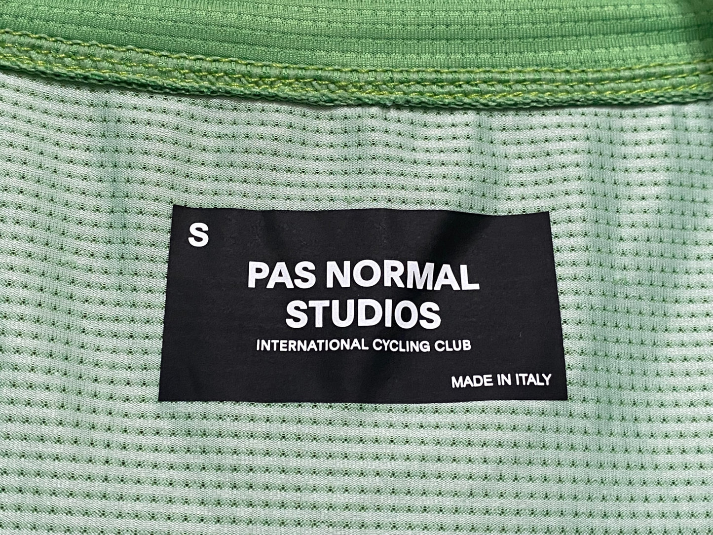 JC414 パスノーマルスタジオ Pas Normal Studios | Men's Mechanism Jersey 半袖 サイクルジャージ グリーン S