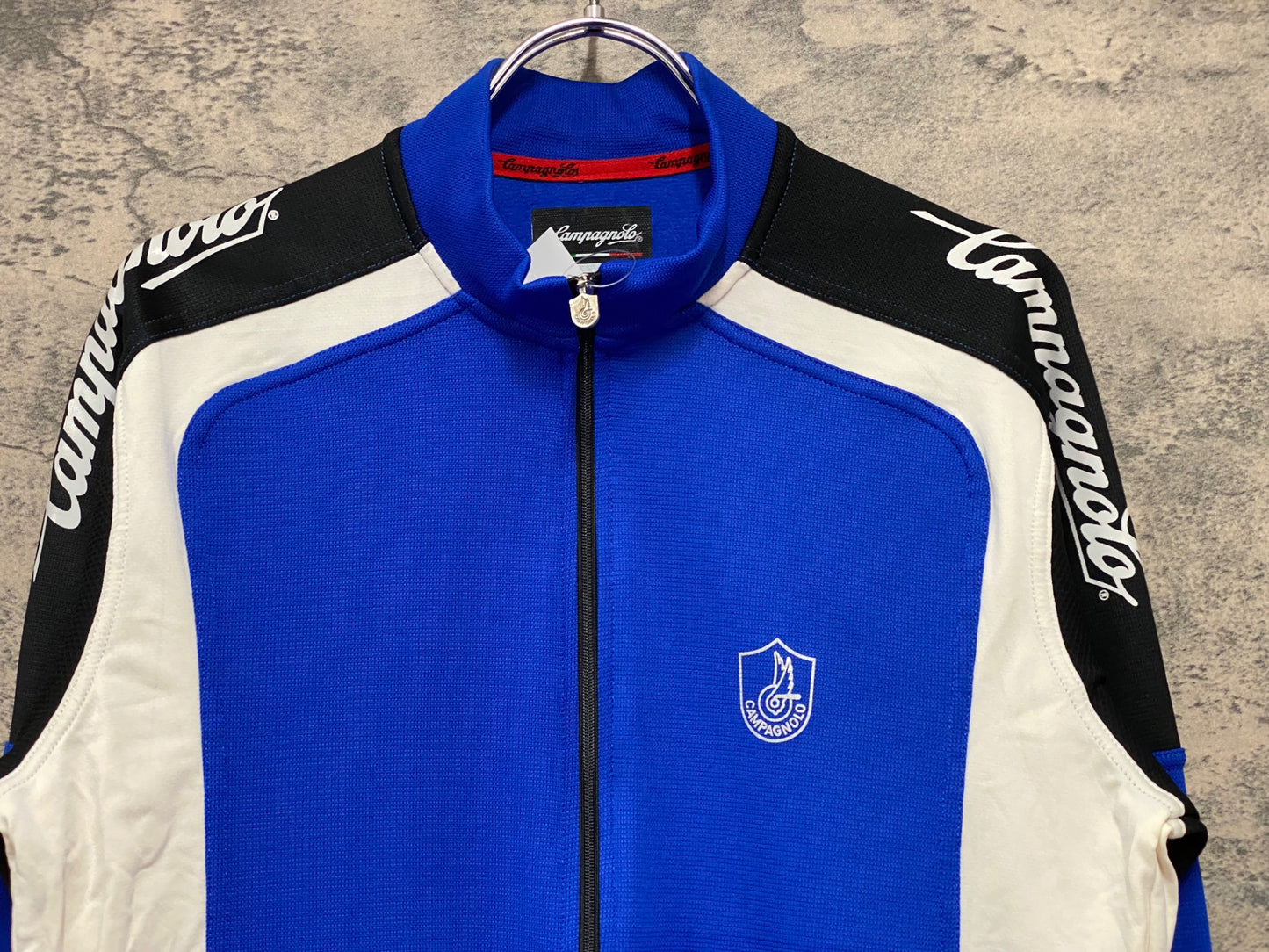JA624 カンパニョーロ CAMPAGNOLO 長袖 サイクルジャージ 青 L 裏起毛