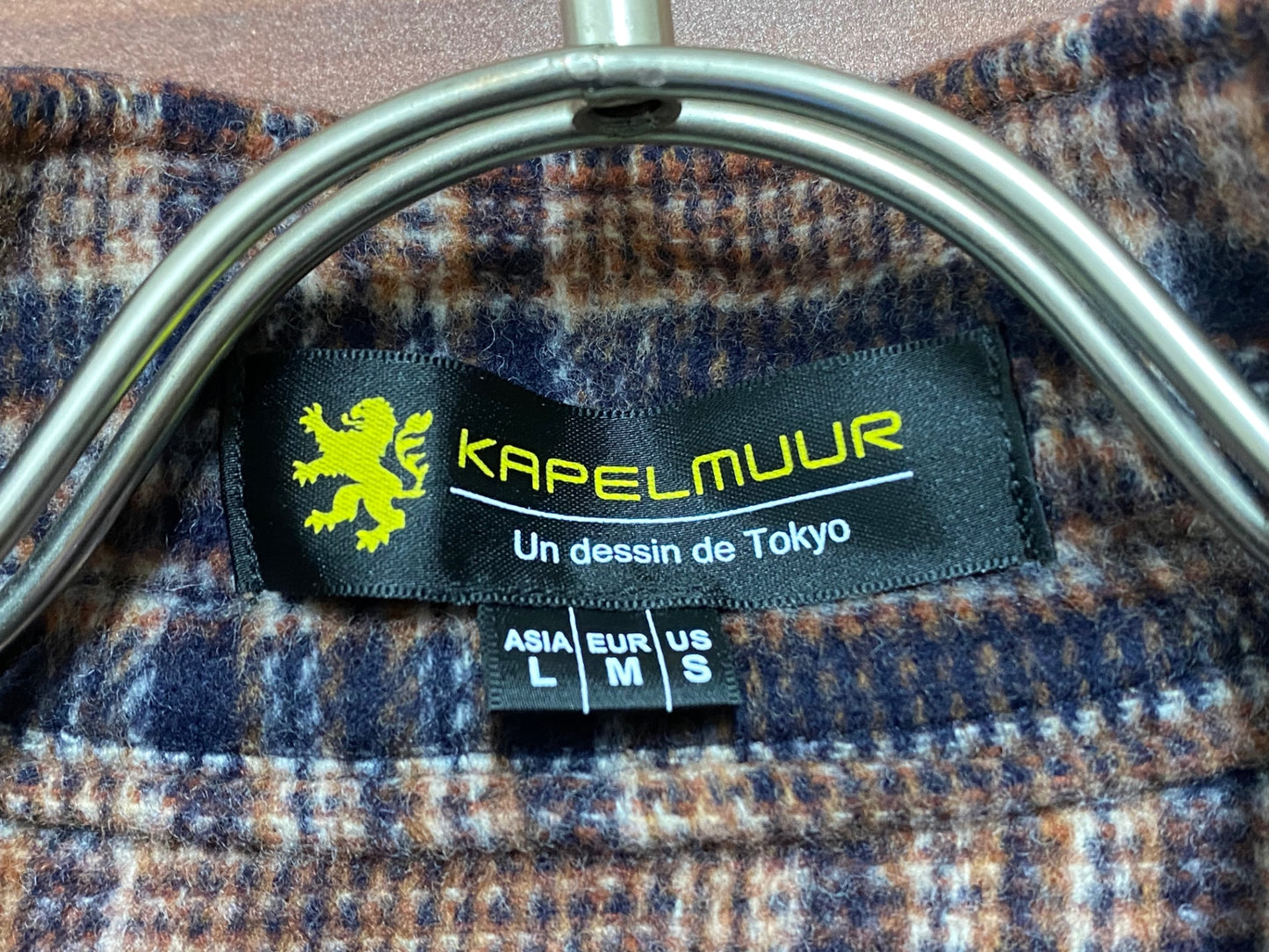 ID782 カペルミュール KAPELMUUR 長袖 サイクルジャケット 紺 L 裏起毛