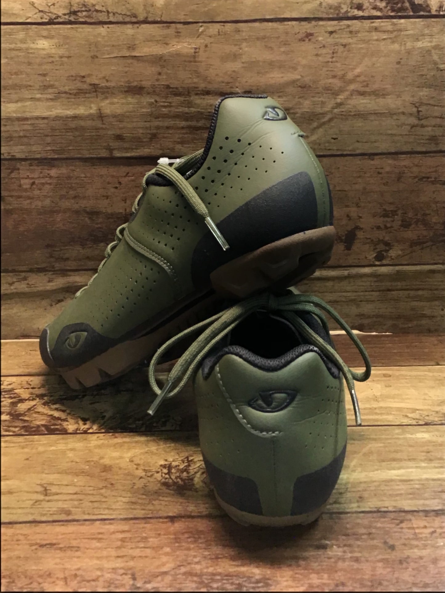II874 ジロ GIRO PRIVATEER LACE ビンディングシューズ カーキ EU41