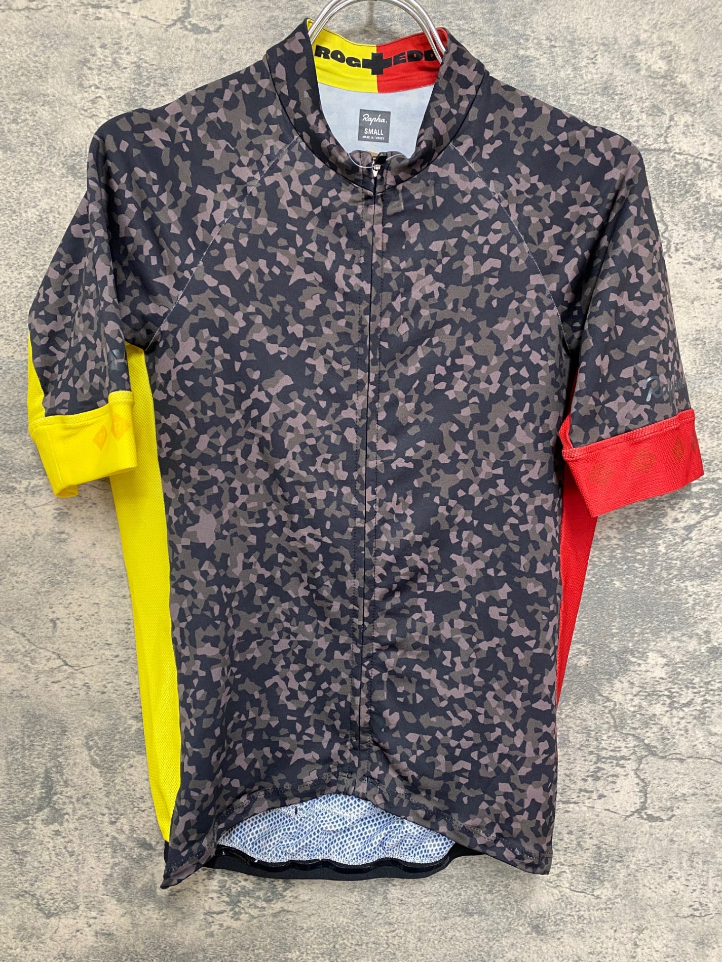 IV589 ラファ Rapha PRO TEAM RIVALS JERSEY 半袖サイクルジャージ 黒 S