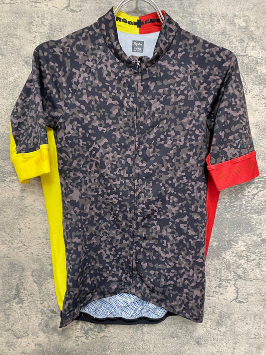 IV589 ラファ Rapha PRO TEAM RIVALS JERSEY 半袖サイクルジャージ 黒 S