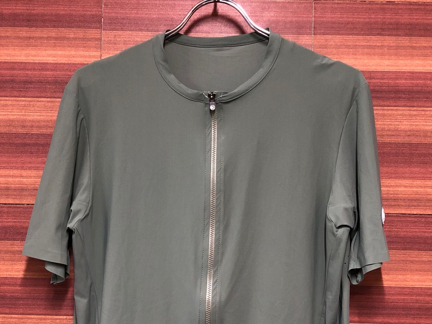 IH468 バイシクルライン BICYCLE LINE 半袖 サイクルジャージ 緑 L