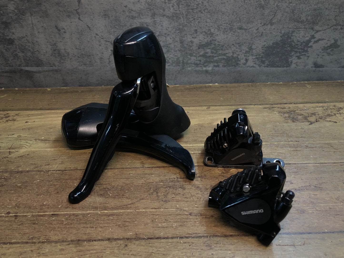 IN271 シマノ SHIMANO ST-RS505 STIレバー BR-RS505 ディスクブレーキ キャリパー セット 油圧 2x11s