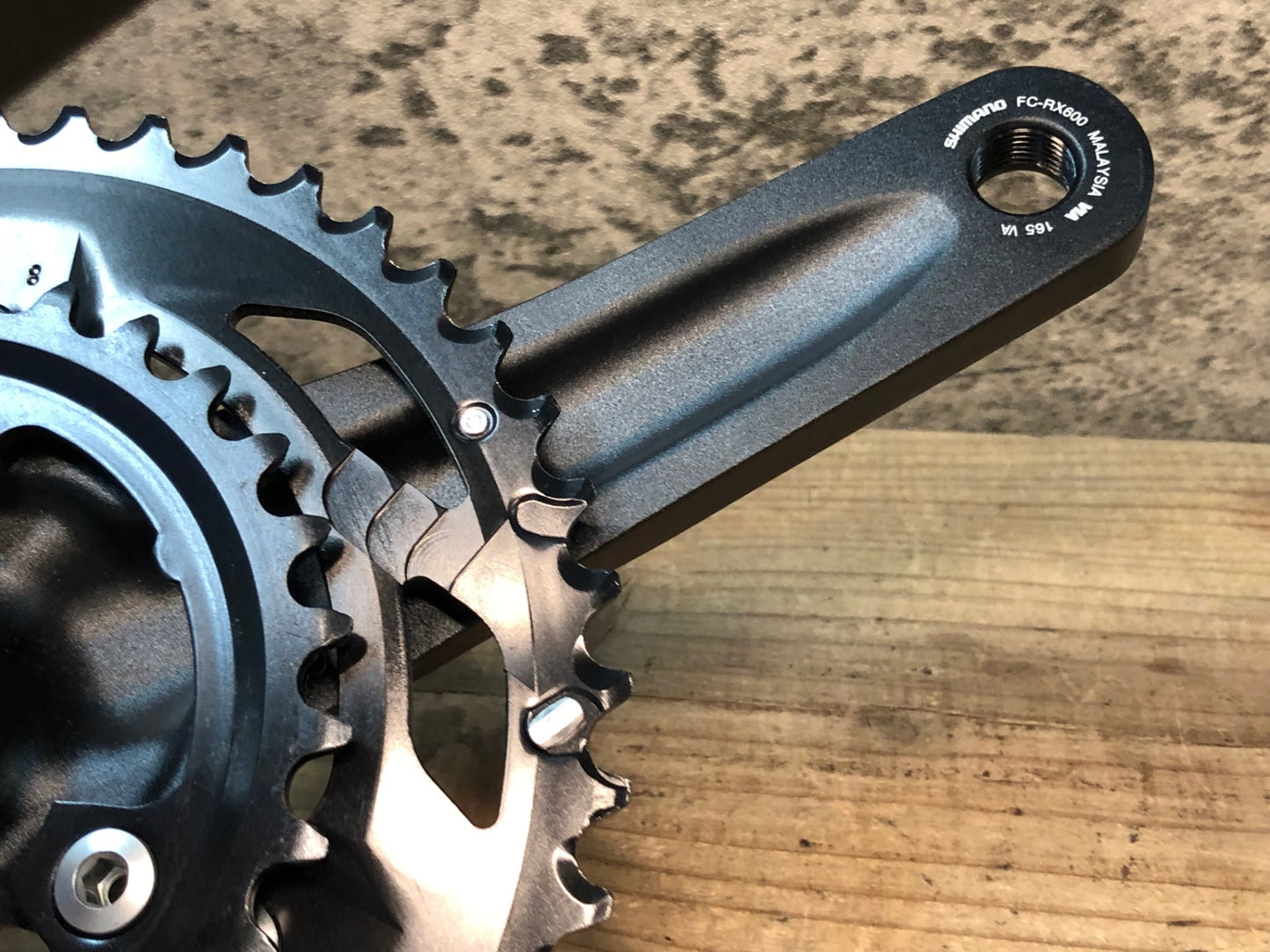 JB593 シマノ SHIMANO GRX FC-RX600 クランクセット 46/30T 165mm