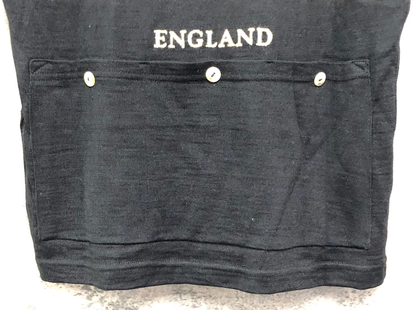 IX733 ブルックス BROOKS Eroica 半袖 サイクルジャージ ウール 黒 S ハーフジップ