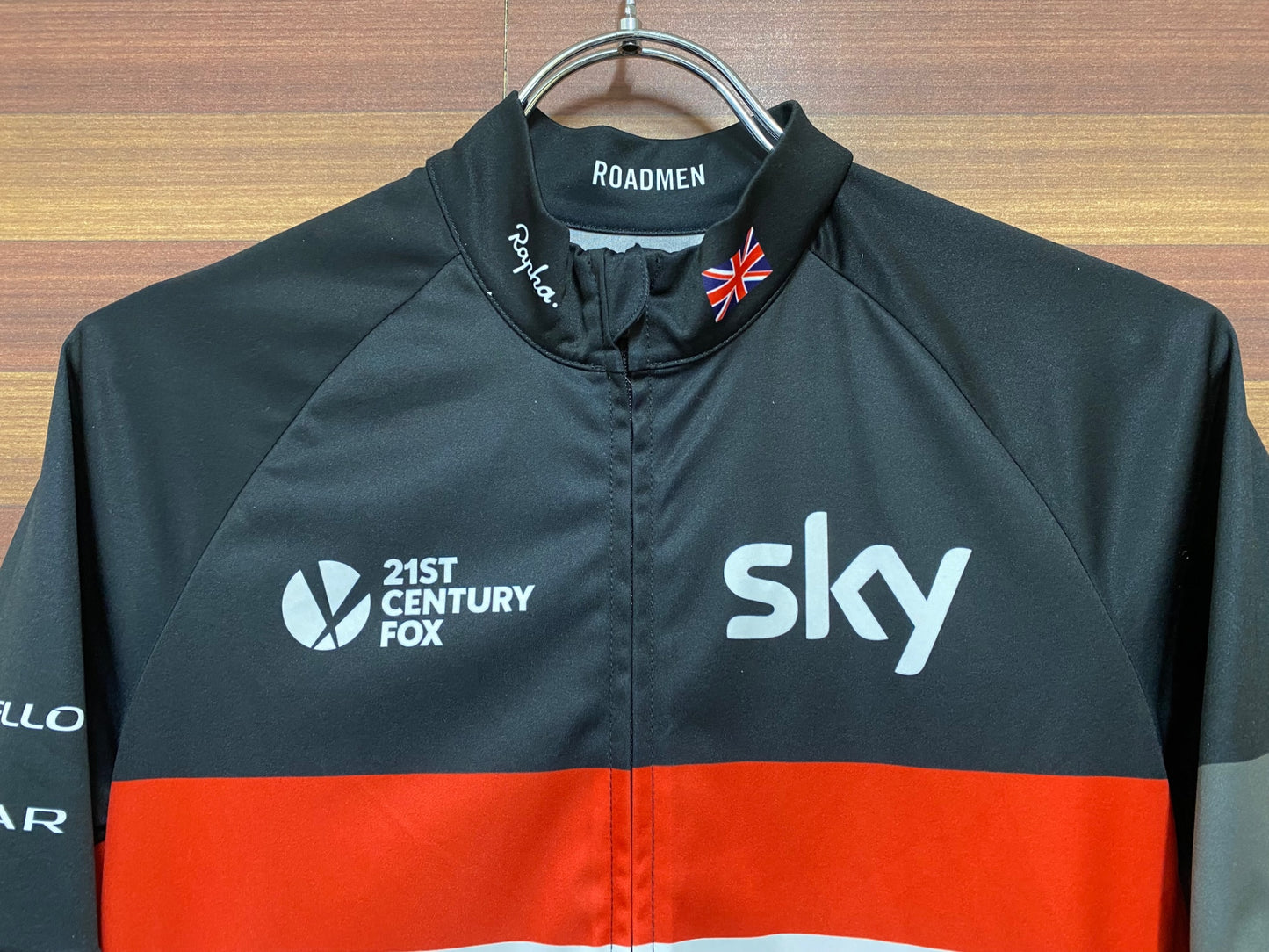 ID230 ラファ Rapha MEN'S COUNTRY JERSEY 半袖 サイクルジャージ 黒 ネイビー M TEAM Sky