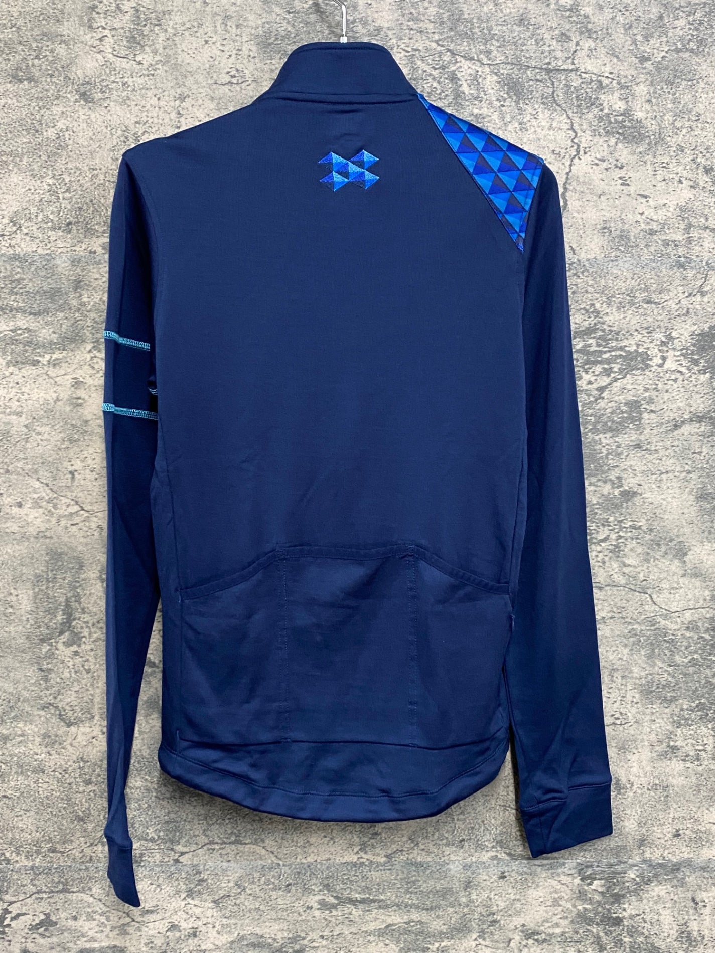 IY131 ラファ Rapha Long Sleeve Cross 長袖 サイクルジャージ S ブルー