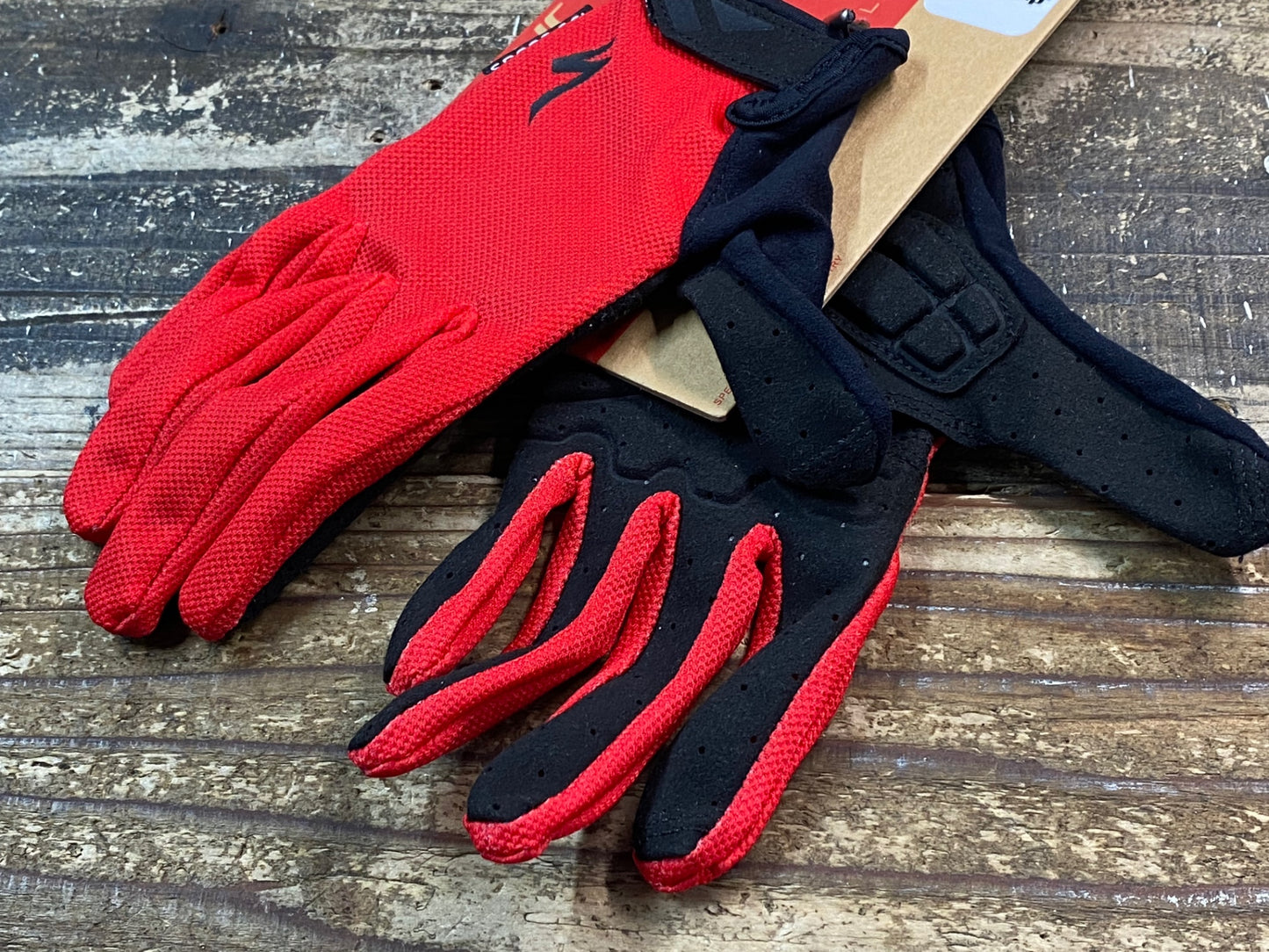 HI271 スペシャライズド SPECIALIZED BG SPORT GEL WMN 長指 サイクル グローブ 赤 S