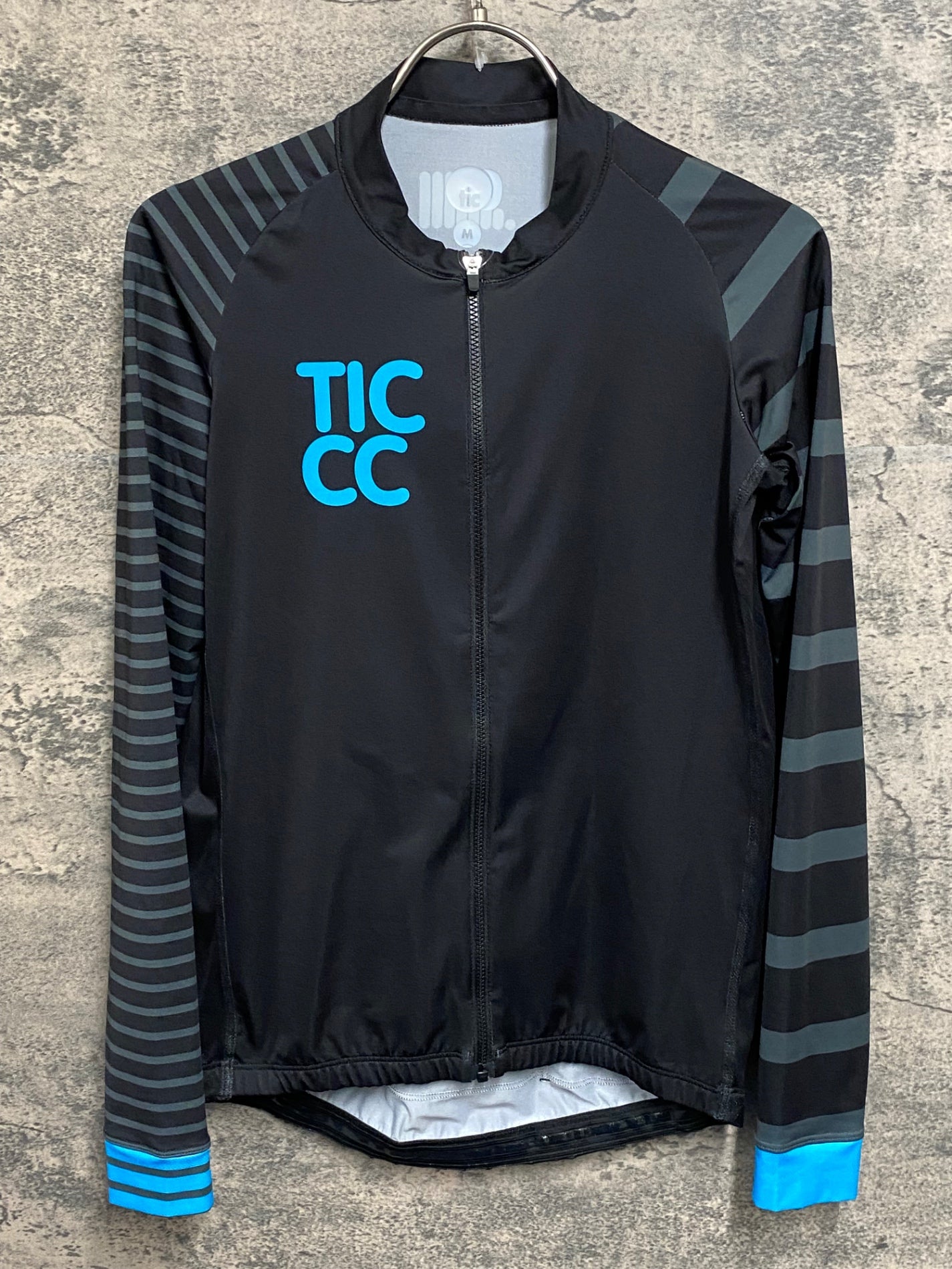 JC318 TICCC 長袖 サイクルジャージ 黒 M