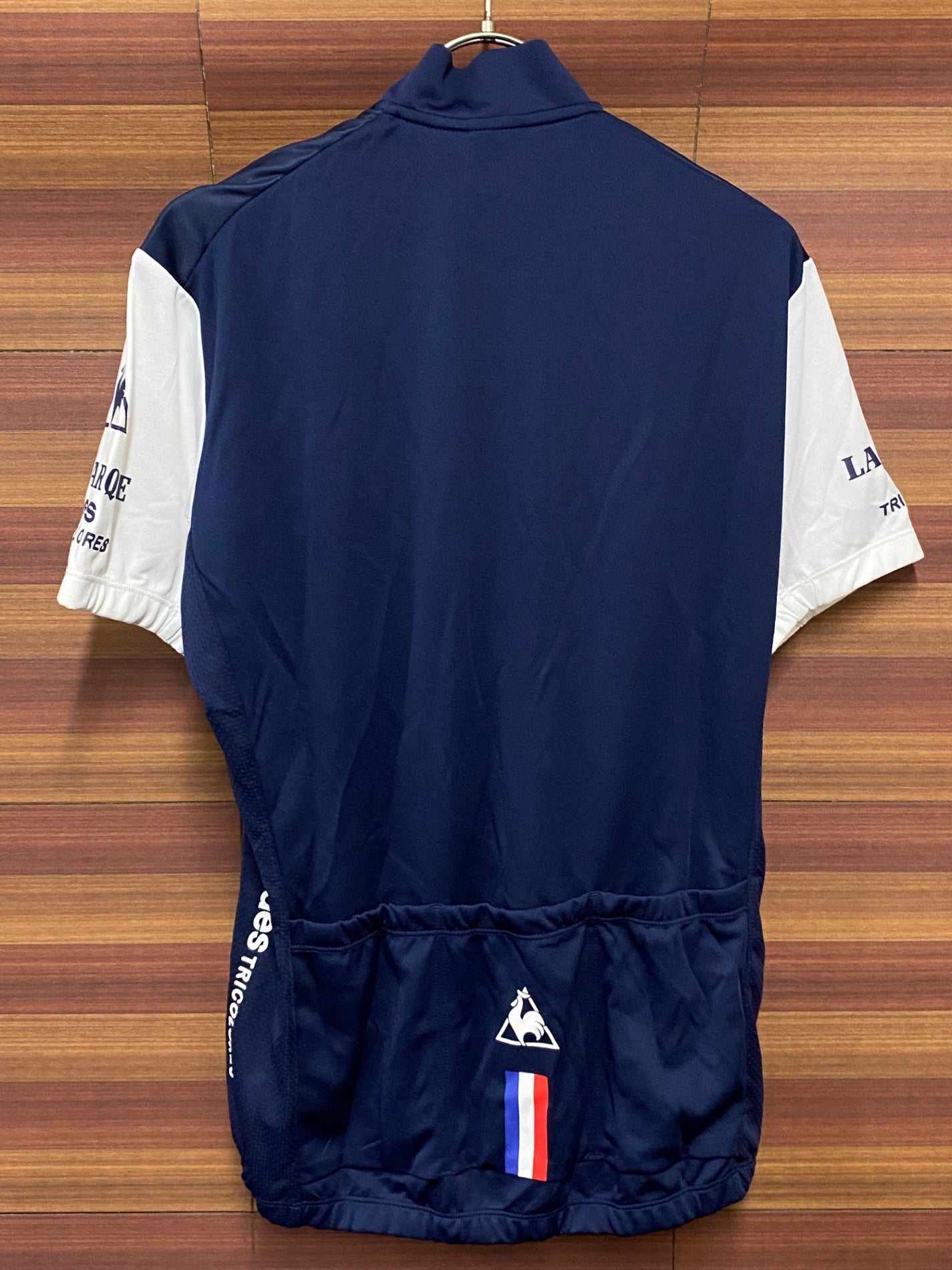 IT948 ルコックスポルティフ le coq sportif 半袖 サイクルジャージ ネイビー L