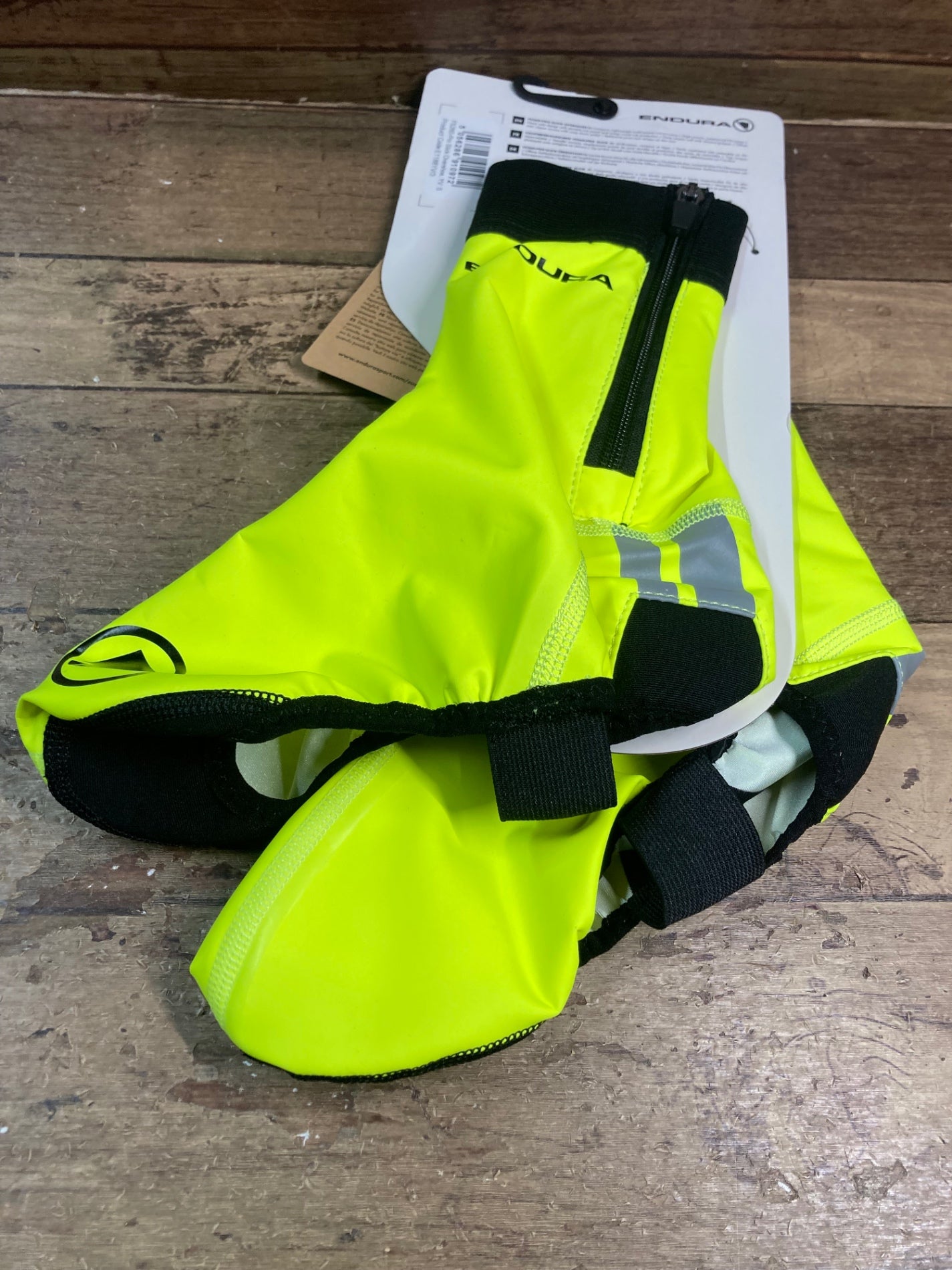 IA692 エンデュラ ENDURA FS260-PRO SLICK OVERSHOEⅡ シューズカバー 黒 黃 S