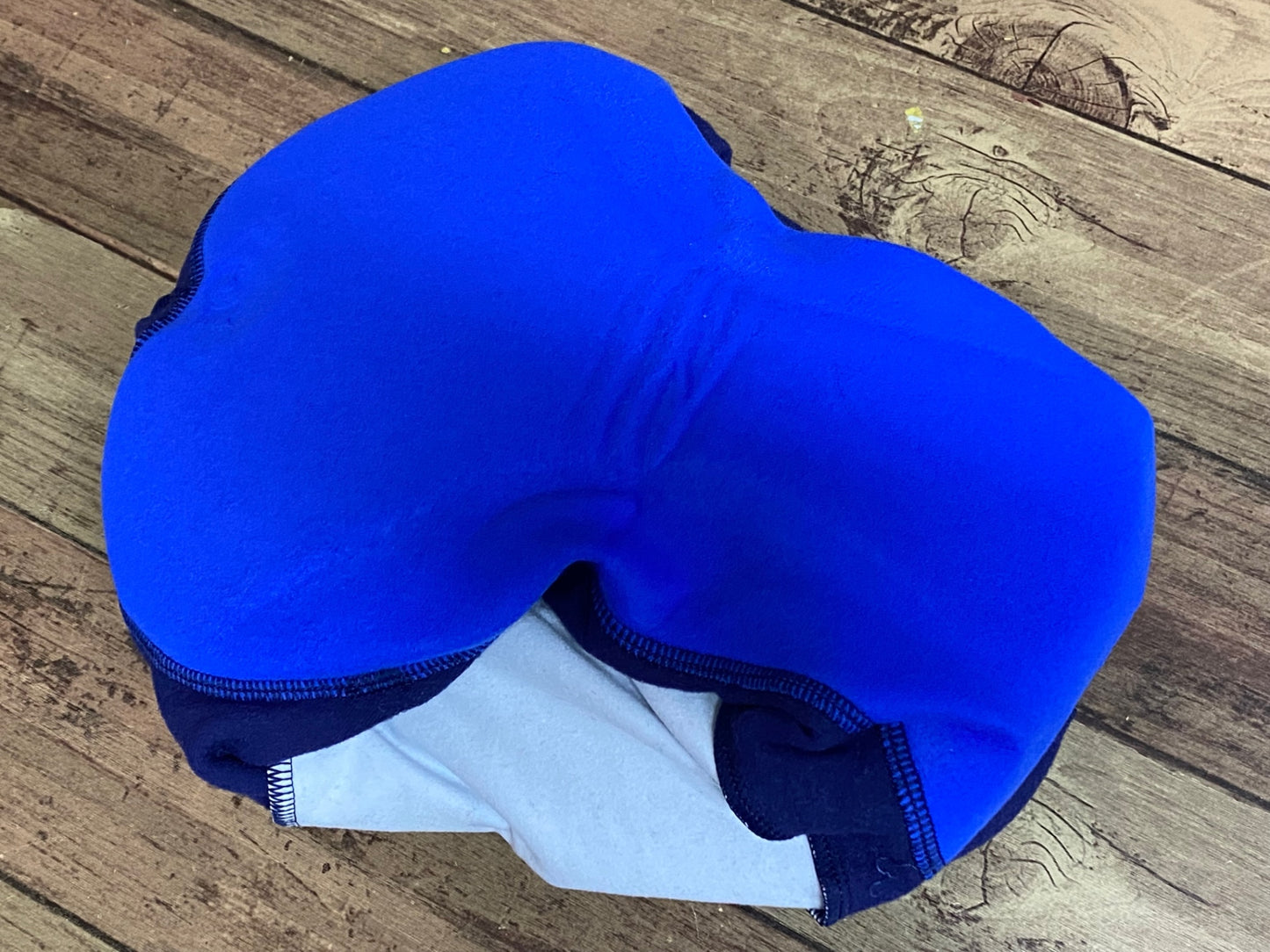 IV085 チャンピオンシステム championsystem 長袖 ワンピース エアロジャージ 青 S 裏起毛