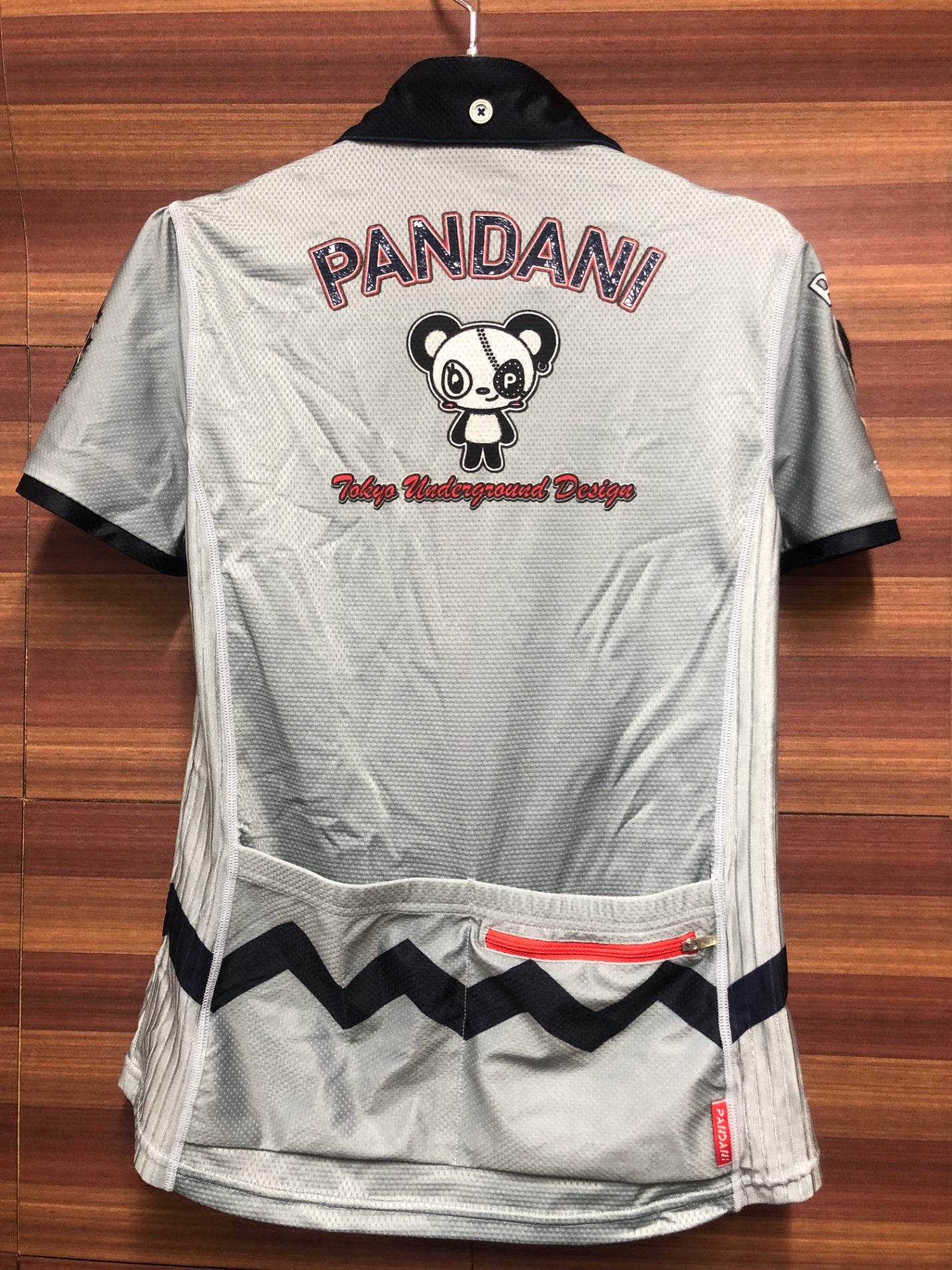 IP993 パンダーニ pandani 半袖 サイクルジャージ グレー L
