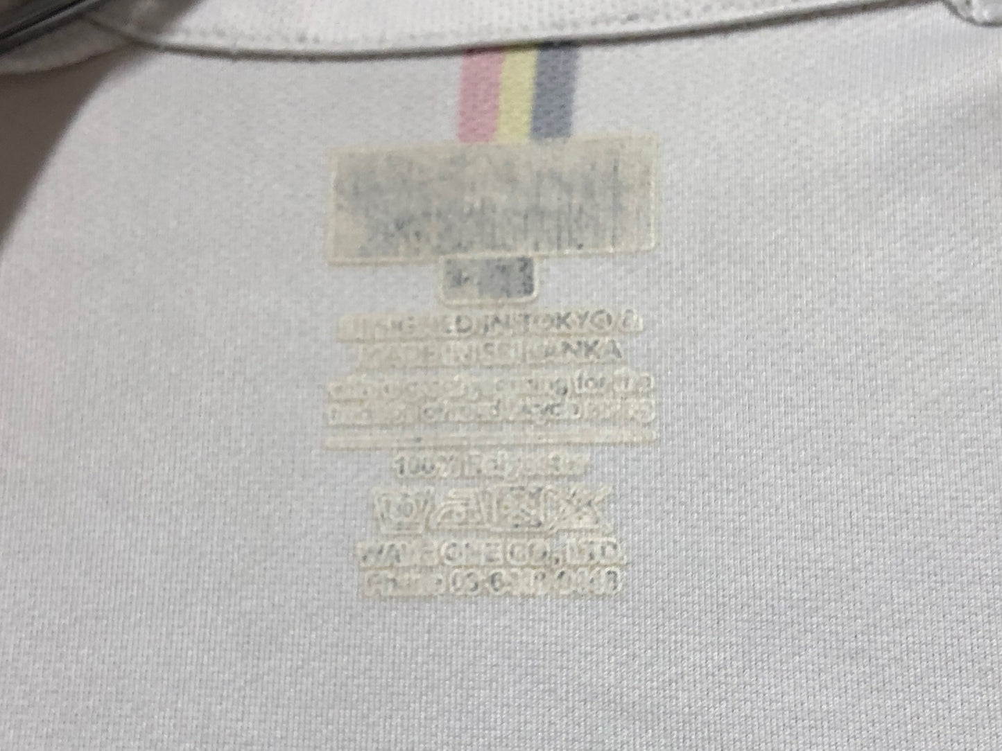 IN237 リオンドカペルミュール Lion de KAPELMUUR 半袖 サイクルジャージ 白 S ※スレ